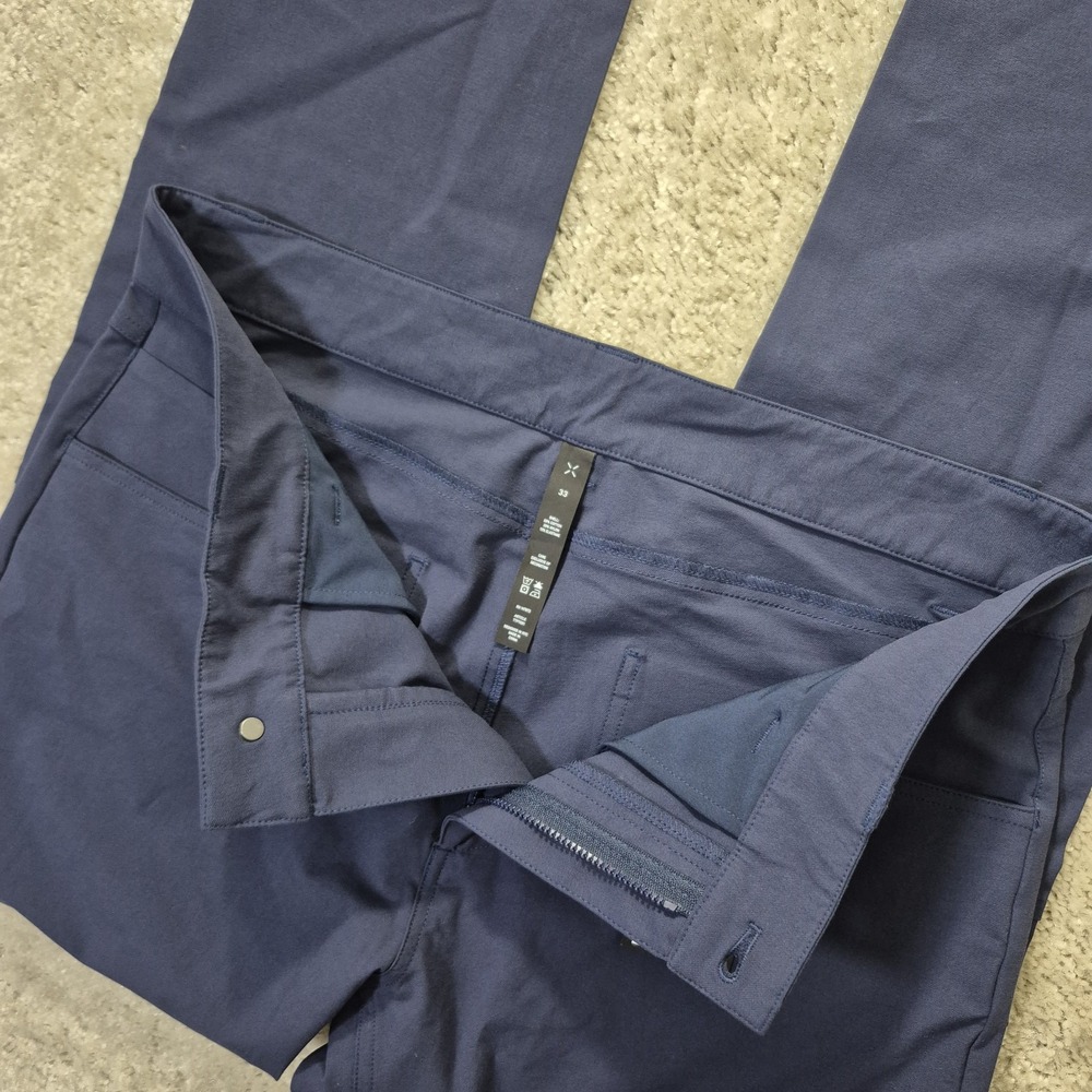 Ten Thousand The Tactical Pant Mens 33/31 Blue Cotton Active Chino Workwear New - Picture 4 of 14